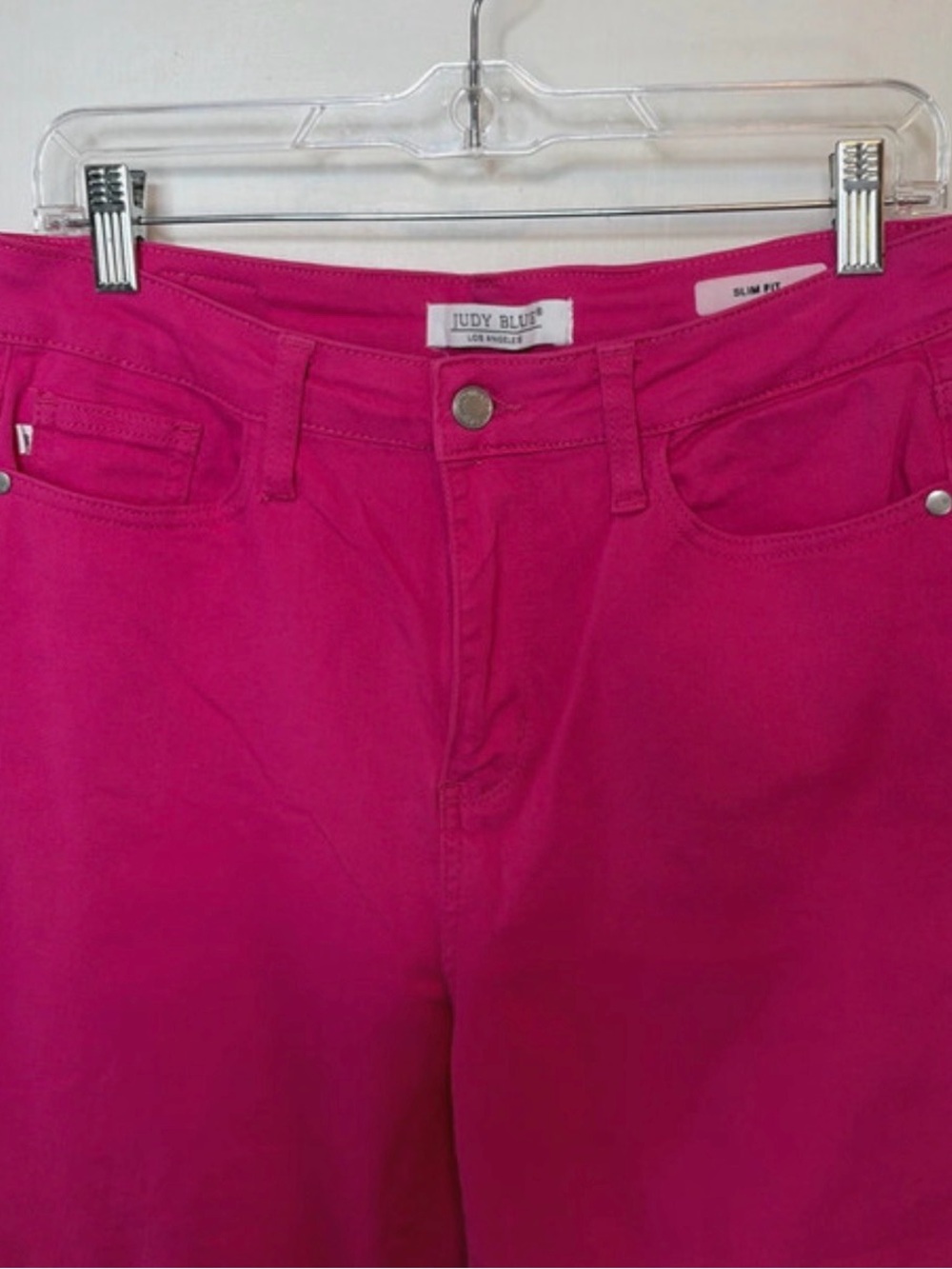Judy Blue Bright Pink Women’s Slim Fit Skinny Jeans Size 9/29 - Picture 4 of 7